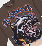Godspeed Off The Leash L/S Tee Mocha Brown